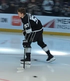 Moverare during his NHL debut.
