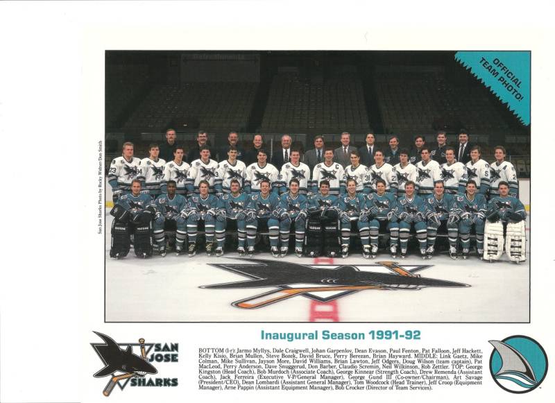 san jose sharks 1991 jersey