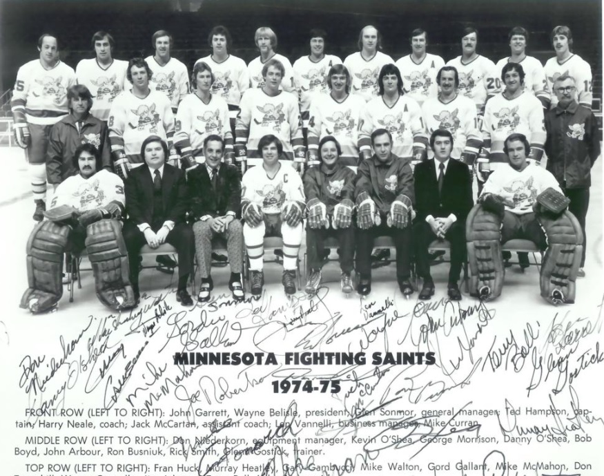 WHA 1973-74 Minnesota Fighting Saints George Morrison 9 Away