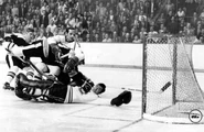 20Apr1969-Westfall scores.jpg (120 KB) Ed Westfall scores the first goal of Semi-finals Game 4, April 20, 1969.