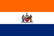 The flag of Albany, New York.