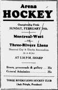 Final @ Trois Rivieres