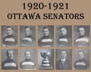 Ottawa Senators - 1921 Stanley Cup winners.