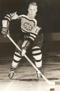 Autry Erickson played his second and last season for the Bruins in 1960-61.