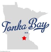 A map of Tonka Bay.