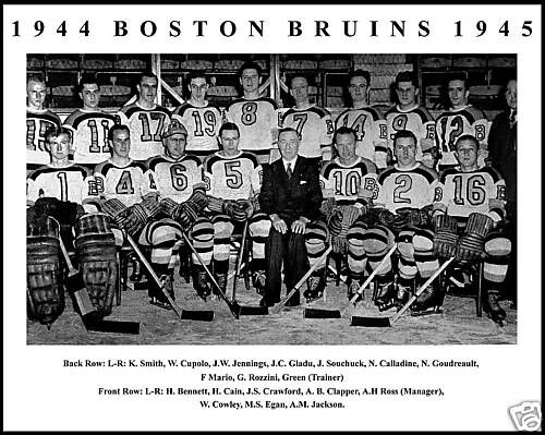 Hockey 1930s Boston Bruins Photo William "Flash" Hollett as Rookie