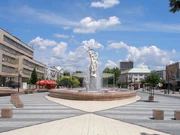 Michalovce town square.