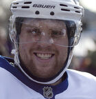 Phil Kessel smiles for the crowd Toronto Ontario 2010