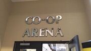 Entrance to arena