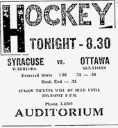 Pre-season Syracuse @ Ottawa