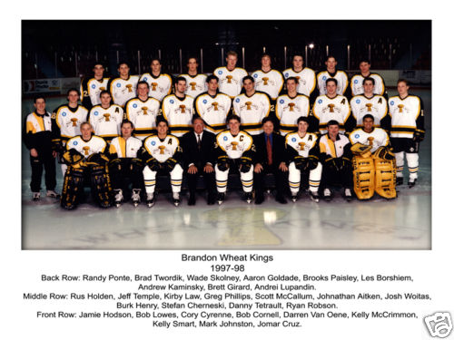 Brandon Wheat Kings Cory Cyrenne #13 – Hockey Jersey