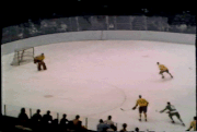 First goal of 's hat trick, January 7, 1968.