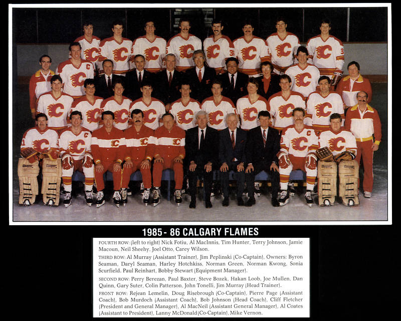 1988-89 Tim Hunter Game Worn, Signed Calgary Flames Jersey 