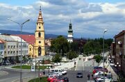City centre of Zvolen.