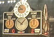 Boston Garden Score clock pre-1968-69