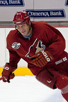 Ed Jovanovski Coyotes practice