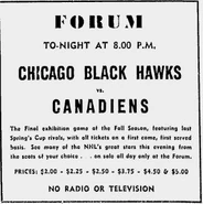 Pre-season @ Montreal