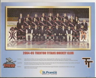 Trenton Titans Home Uniform - ECHL (ECHL) - Chris Creamer's Sports Logos  Page 