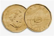 100th Anniversary commemorative Loonie coin issued by Royal Canadian Mint