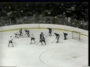 Bobby Hull scores the overtime winner, Game 5 of the 1971 Semi-finals, April 27, 1971.