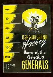 Oshawa Generals program 1953