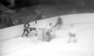 Frank Mahovlich breaks Bobby Orr's collarbone, December 9, 1967.