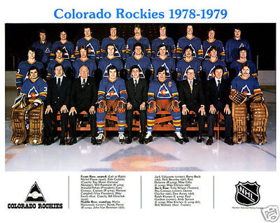 1978 NHL Colorado Rockies Hockey Jerseys