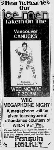 1971-72 Pittsburgh Penguins (NHL) –