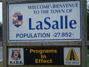 A sign of LaSalle.