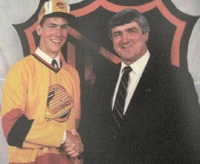 Trevor Linden and  at the , where the Canucks selected Linden 2nd overall