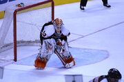Biron with the Flyers during the .