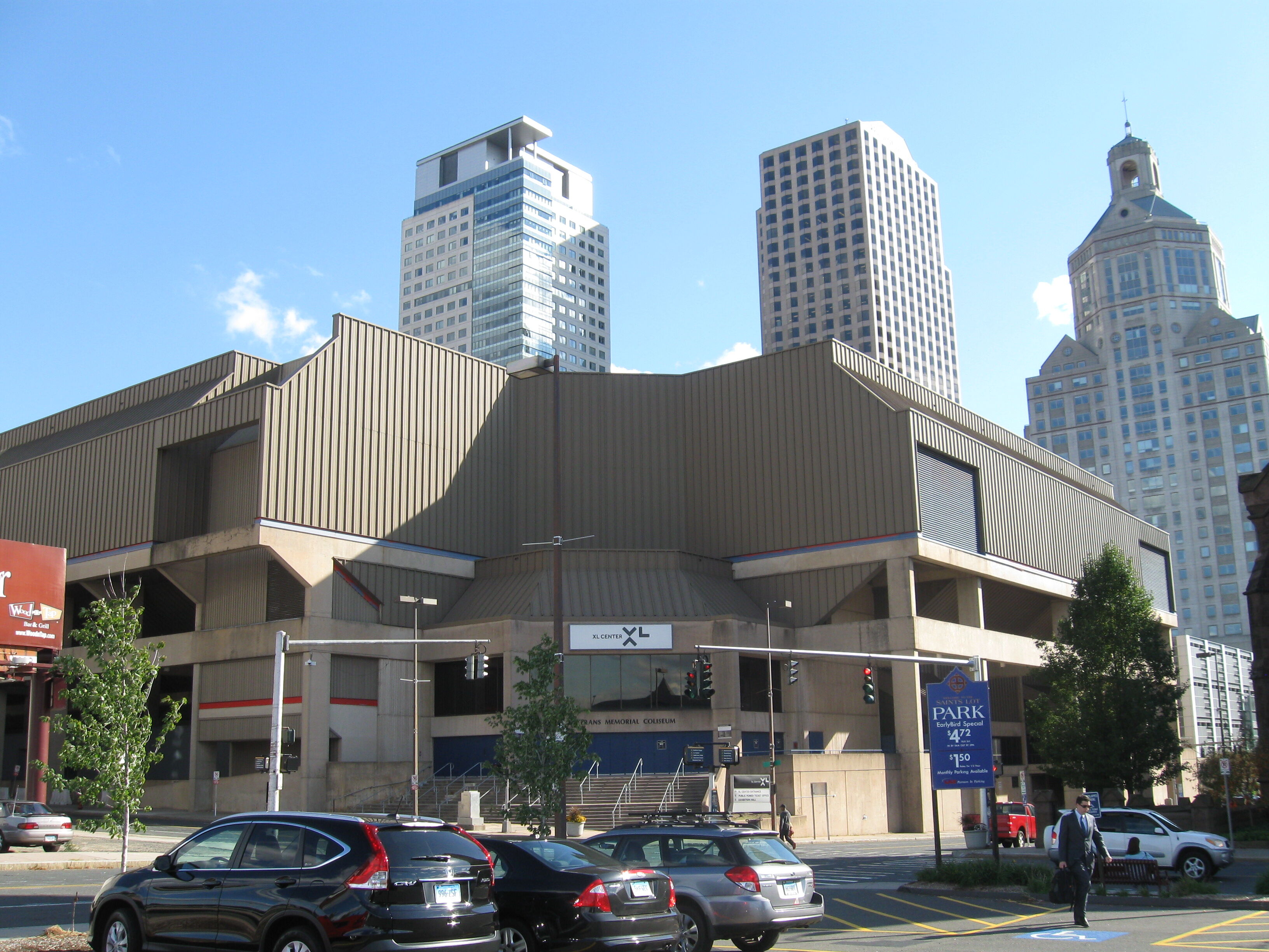 Hartford Civic Center in Hartford, CT. Home of the Hartford Whalers.