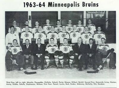 Minneapolis Bruins 1963-1964 Team Photo