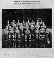 Kingston Junior Frontenacs OHA Jr Semi-Finalists 1963-64