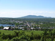 A photo of Lac-Mégantic, Quebec.