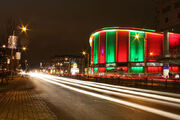 Scandinavium at night