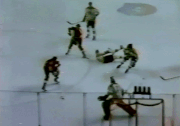  near miss, Game 1 of the , May 7, 1974.