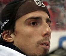 Fleury looks on during the 2013 playoffs.