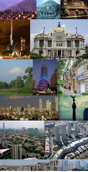 A montage of Mexico City.