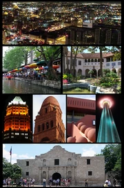 A montage of San Antonio.