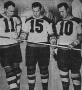 The Bruins goal scorers, Game 3 of the 1939 Semi-finals, March 26, 1939.