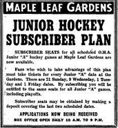 Season Tickets @ Toronto