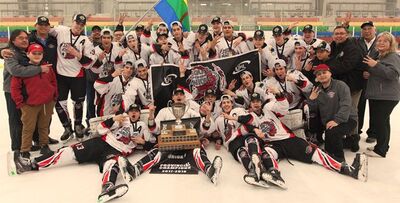 2018 KJHL champions Peguis Juniors