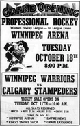 Winnipeg home opener