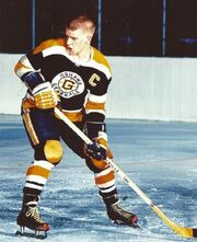  was again voted to the OHA First All-Star team and had 93 points in 1965-66. The Oshawa Generals were  runner-ups.
