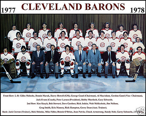 1977-78 O-Pee-Chee Cleveland Barons Team Set 6.5 - EX/MT+