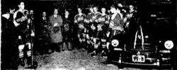 Quebec Citadelles' Jean Beliveau is presented with a new car during a night for him in April.