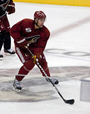 Wojtek Wolski Coyotes practice