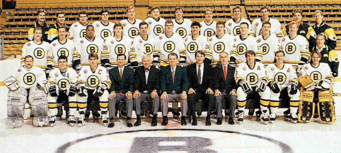 1992-93 Upper Deck #455 Boston Bruins LL/Adam Oates/Joe Juneau