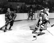 Willie O'Ree, Bobby Baun, November 20, 1960.